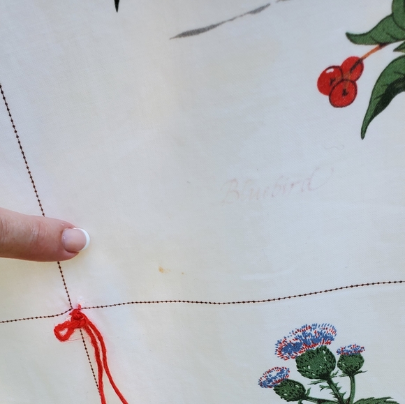 Vintage handmade throw blanket - Picture 4 of 11